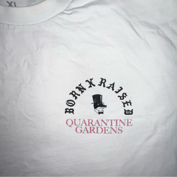 SUPER RARE BORN X RAISED White Tee with Black Graphic - Picture 6 of 11